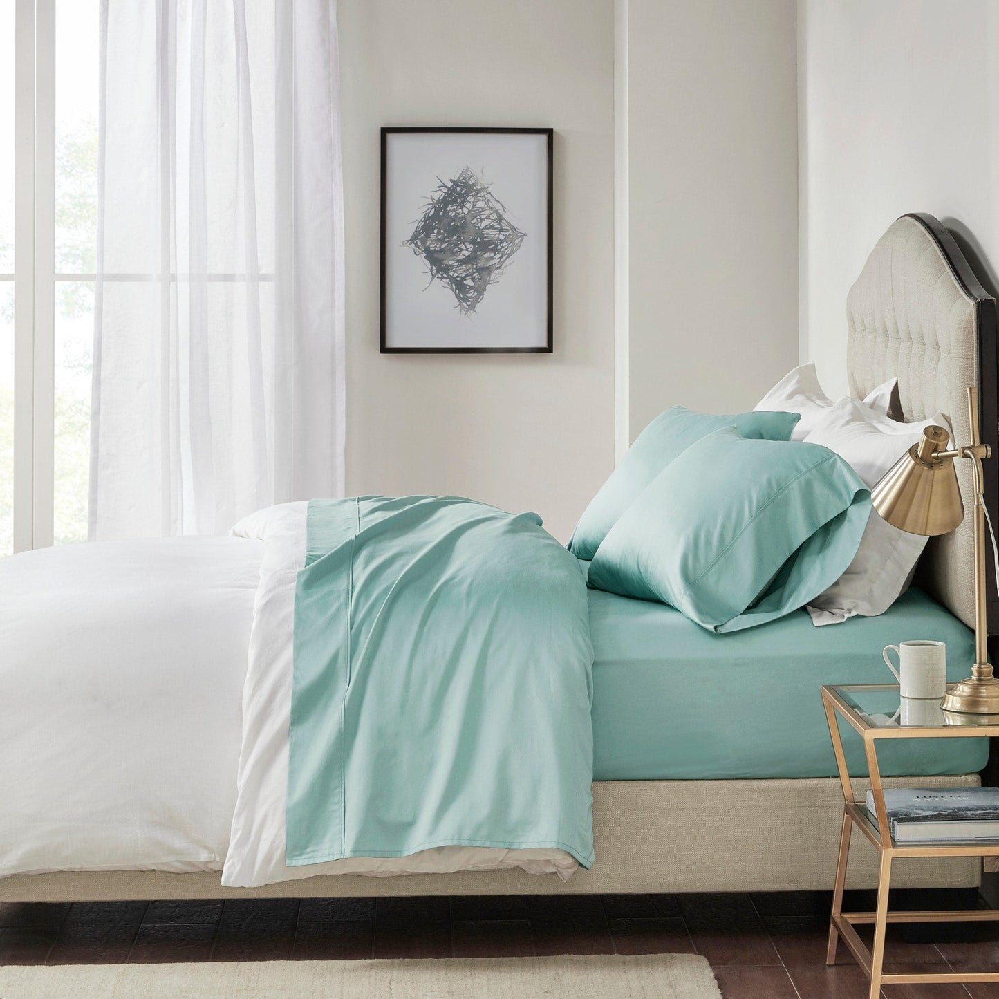 Ensemble de draps en coton Pima 600 fils Madison Park