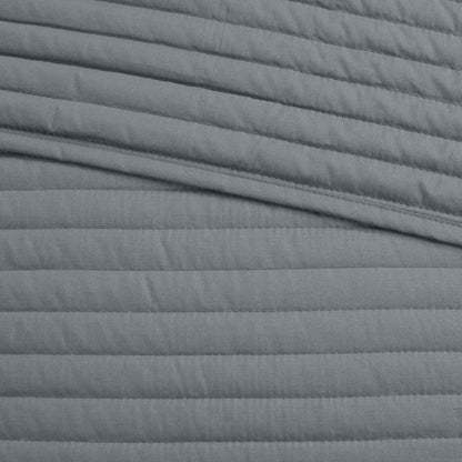 Collection de couette et de courtepointe imprimée en seersucker 8 pièces Madison Park Anchorage