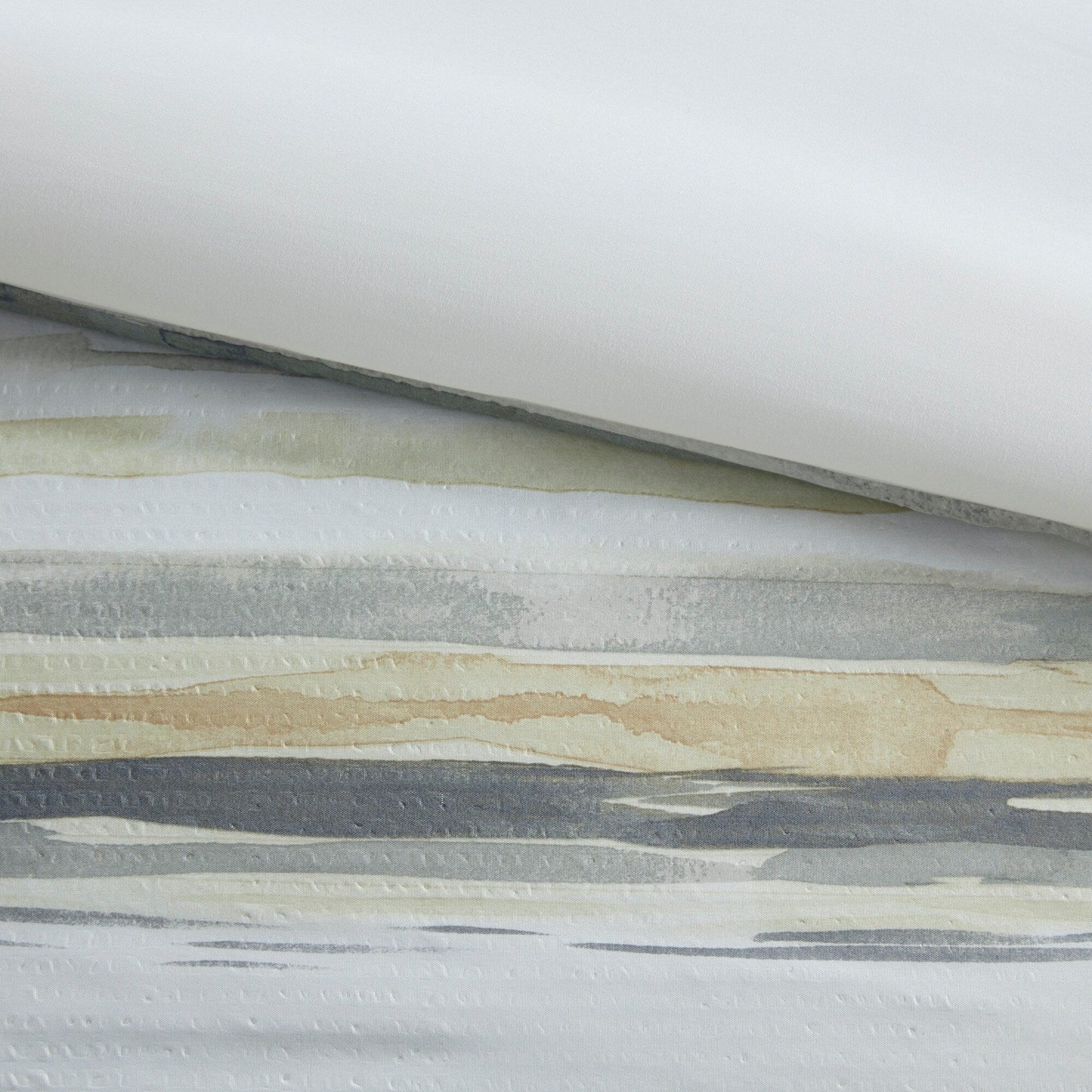 Collection de couette et de courtepointe imprimée en seersucker 8 pièces Madison Park Anchorage