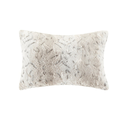 Madison Park Ensemble d'édredon en fausse fourrure Marselle