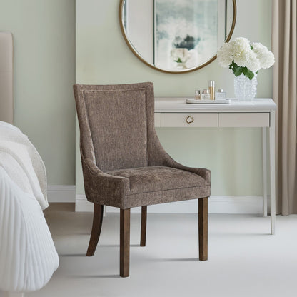 Chaises de salle à manger rembourrées Madison Park Signature Ultra avec pieds en bois (lot de 2) - Non disponible