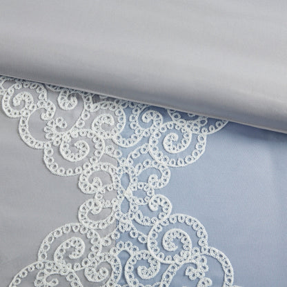 Ensemble de couette en microfibre brodée 8 pièces Madison Park Vera