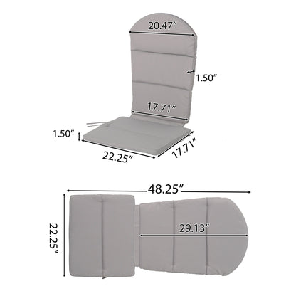 Coussins pour fauteuil Adirondack Malibu (lot de 2) par Christopher Knight Home