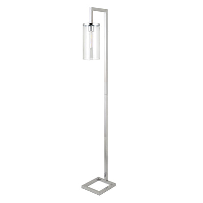 Lampadaire Malva de 67,75 cm de haut avec abat-jour en verre - 11 cm de large