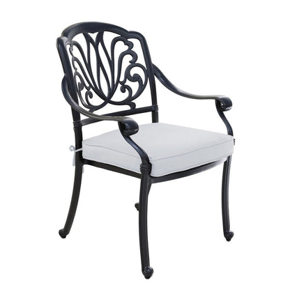 Ensemble de salle à manger Manasquan 13 pièces en aluminium bronze par Havenside Home