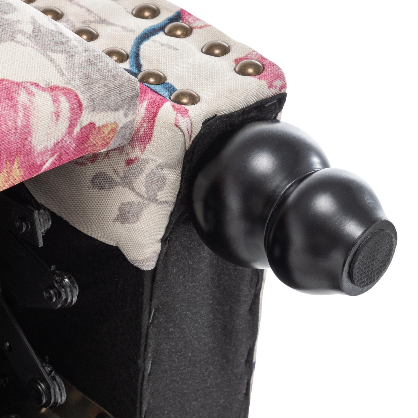 Fauteuils inclinables à dossier manuel avec garniture cloutée