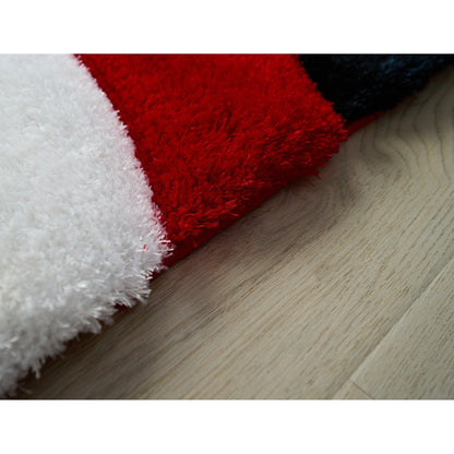 Tapis Mateos Shag à motif abstrait