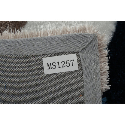 Tapis Mateos Shag à motif abstrait