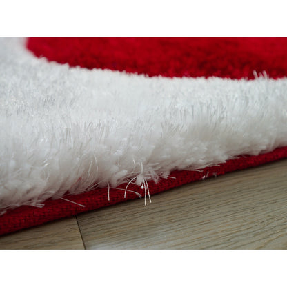 Tapis Mateos Shag à motif abstrait