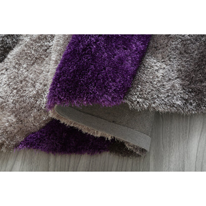 Tapis Mateos Shag à motif abstrait