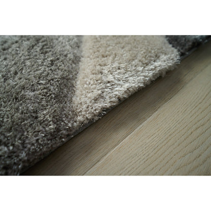 Tapis Mateos Shag à motif abstrait