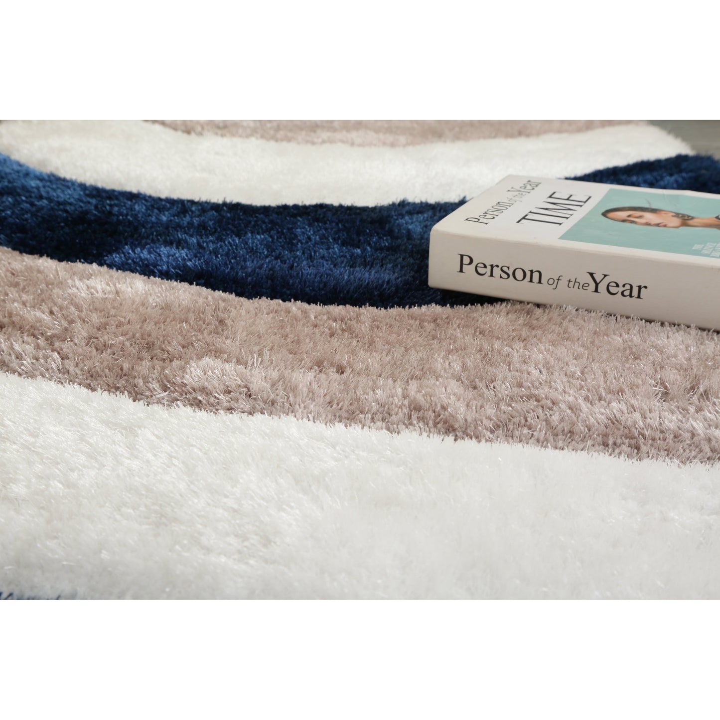 Tapis Mateos Shag à motif abstrait