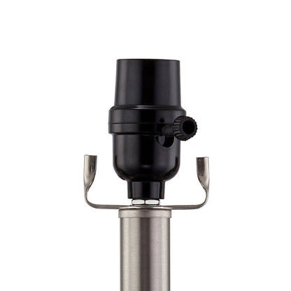 Ensemble de 2 lampes de table en verre de 25,25 pouces avec port USB