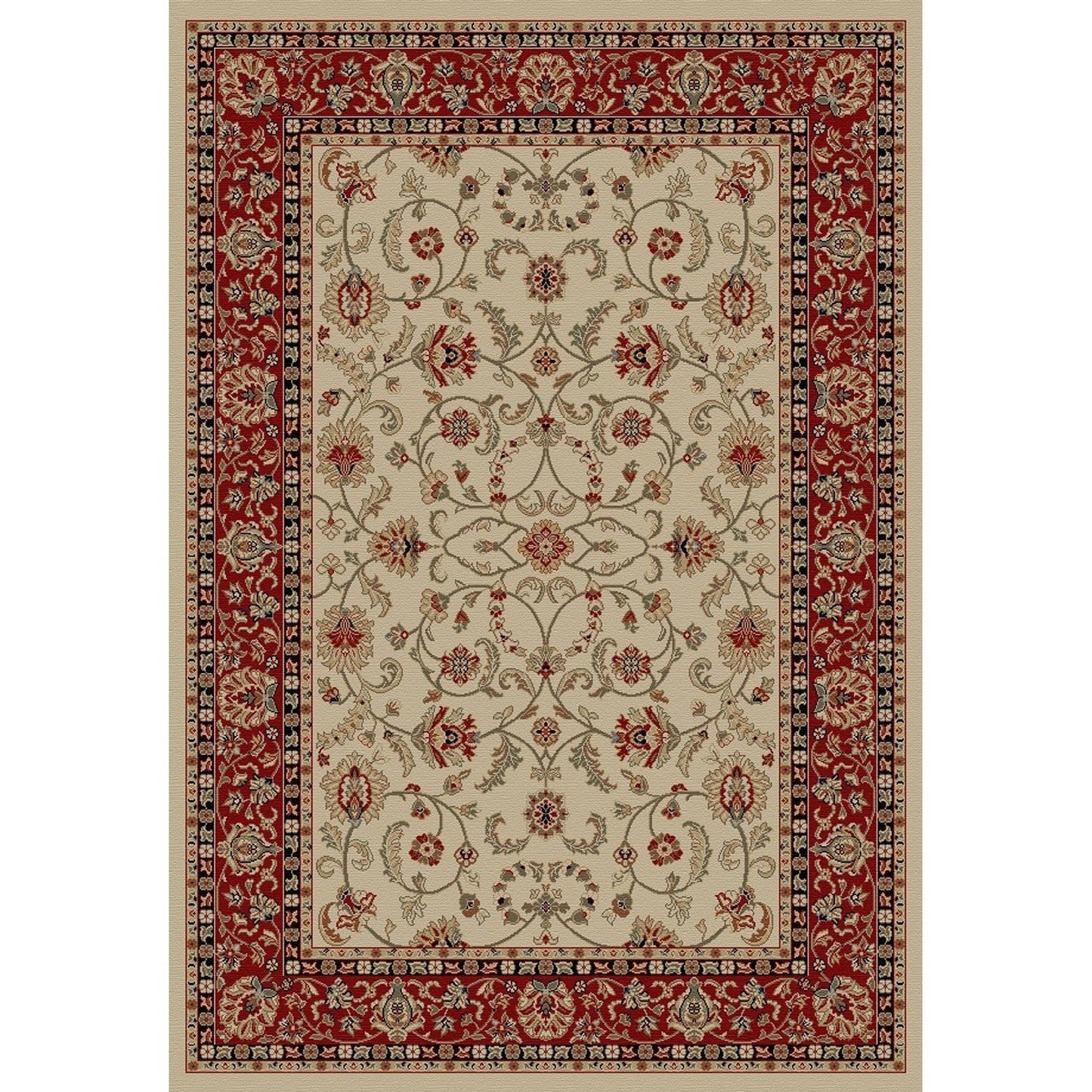 Tapis de sol Keshan classique oriental Mayberry Hometown