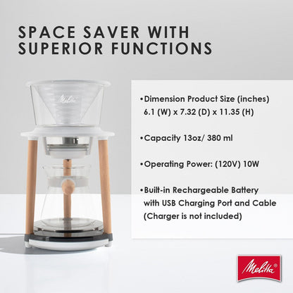 Système de café filtre intelligent connecté Melitta Senz V