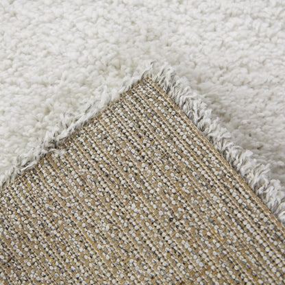 Tapis à poils longs Merrill style moderne du milieu du siècle, color block