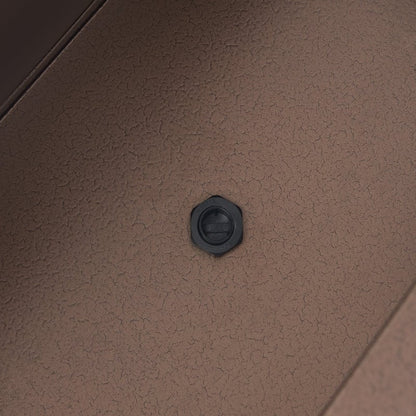 Jardinière métallique robuste pour plantes d'extérieur, 38 x 10 x 30 pouces (96,5 x 25,5 x 76 cm) avec séparateur en métal - 38 x 30 x 10