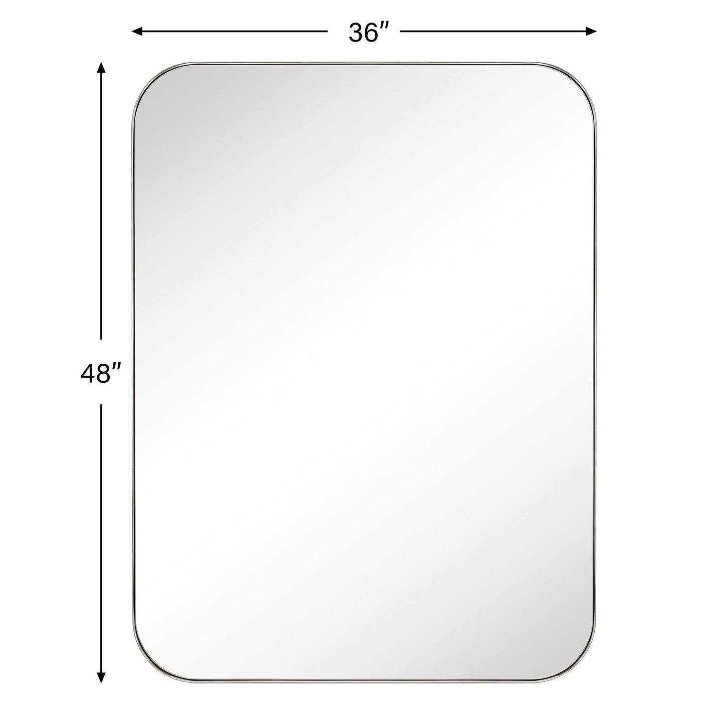 Miroirs muraux arrondis en métal style moderne chic du milieu du siècle TEHOME