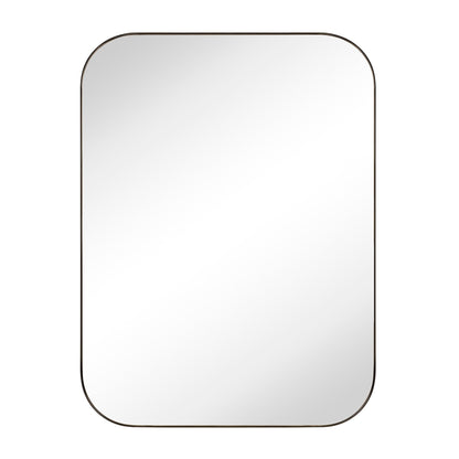 Miroirs muraux arrondis en métal style moderne chic du milieu du siècle TEHOME
