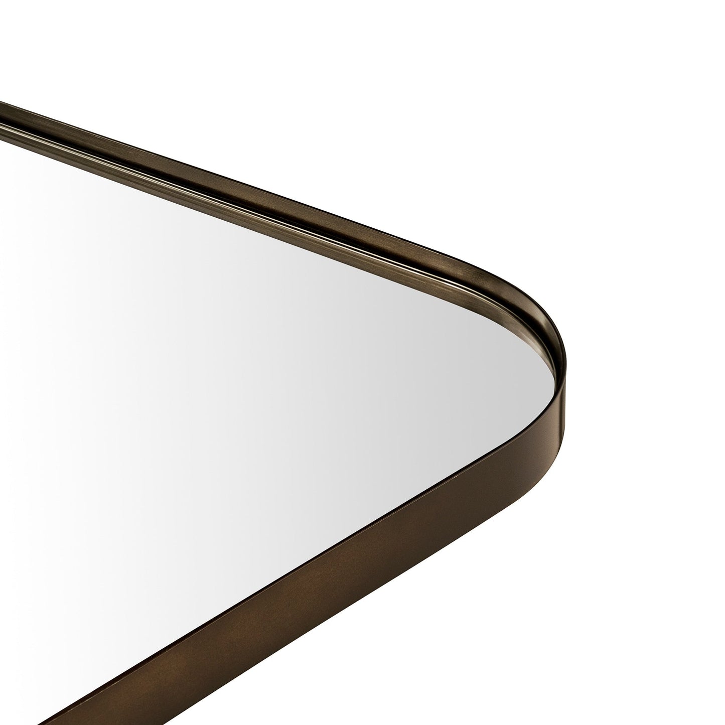 Miroirs muraux arrondis en métal style moderne chic du milieu du siècle TEHOME