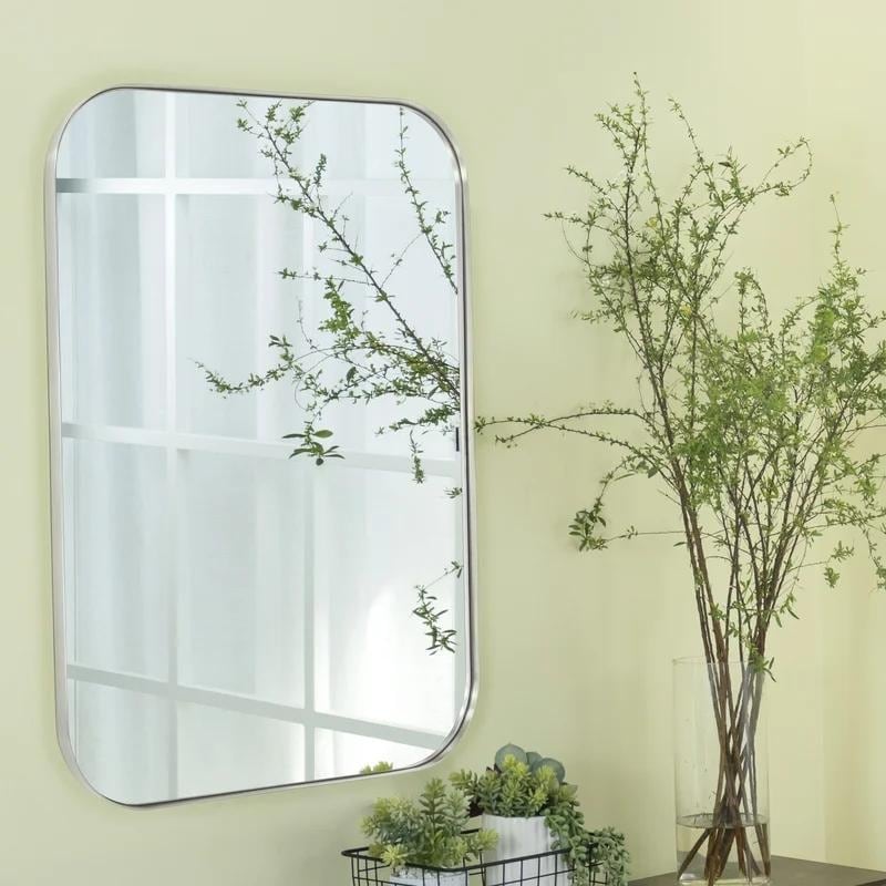 Miroirs muraux arrondis en métal style moderne chic du milieu du siècle TEHOME