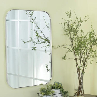 Miroirs muraux arrondis en métal style moderne chic du milieu du siècle TEHOME