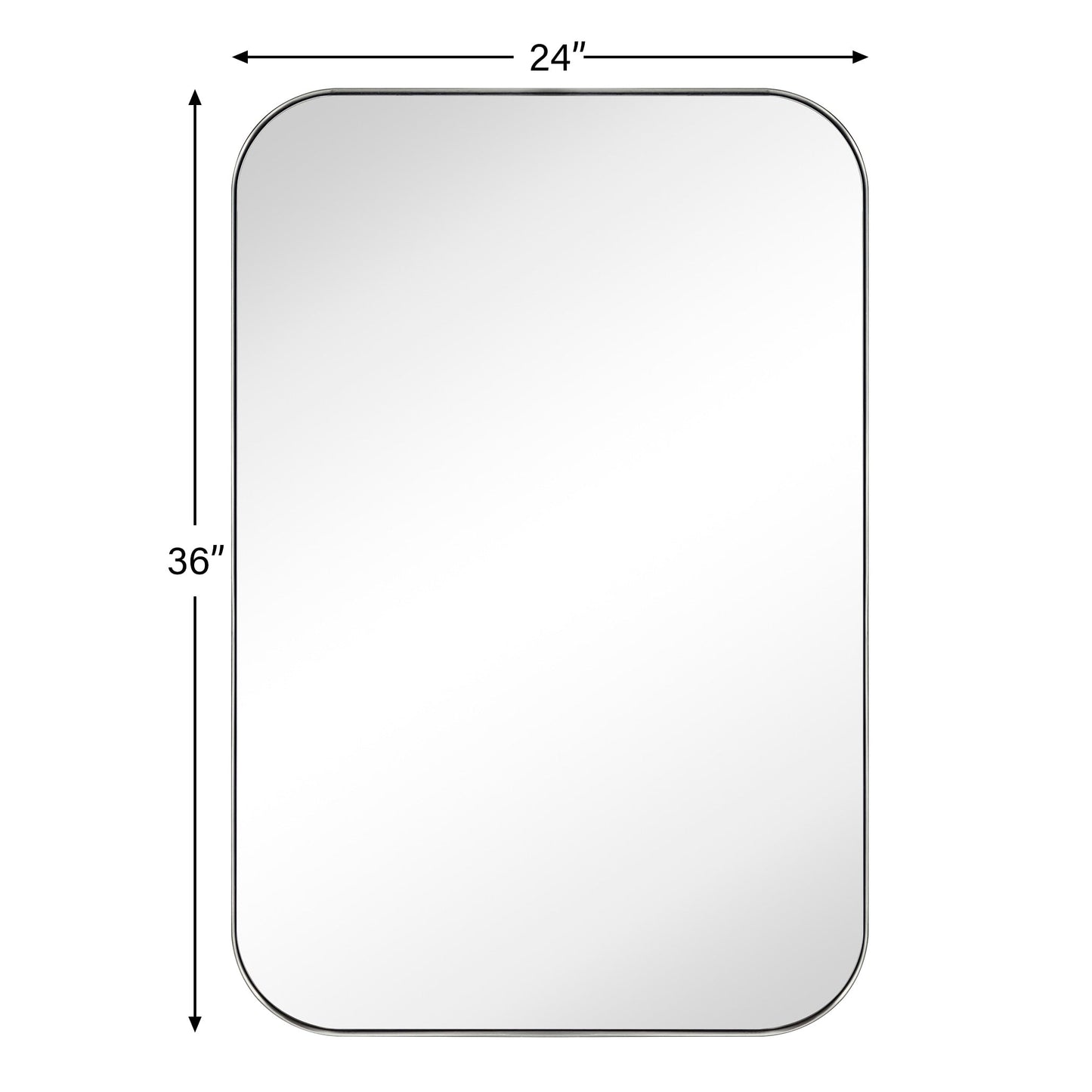 Miroirs muraux arrondis en métal style moderne chic du milieu du siècle TEHOME