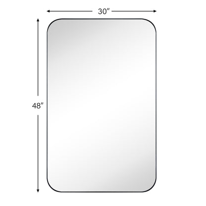 Miroirs muraux arrondis en métal style moderne chic du milieu du siècle TEHOME