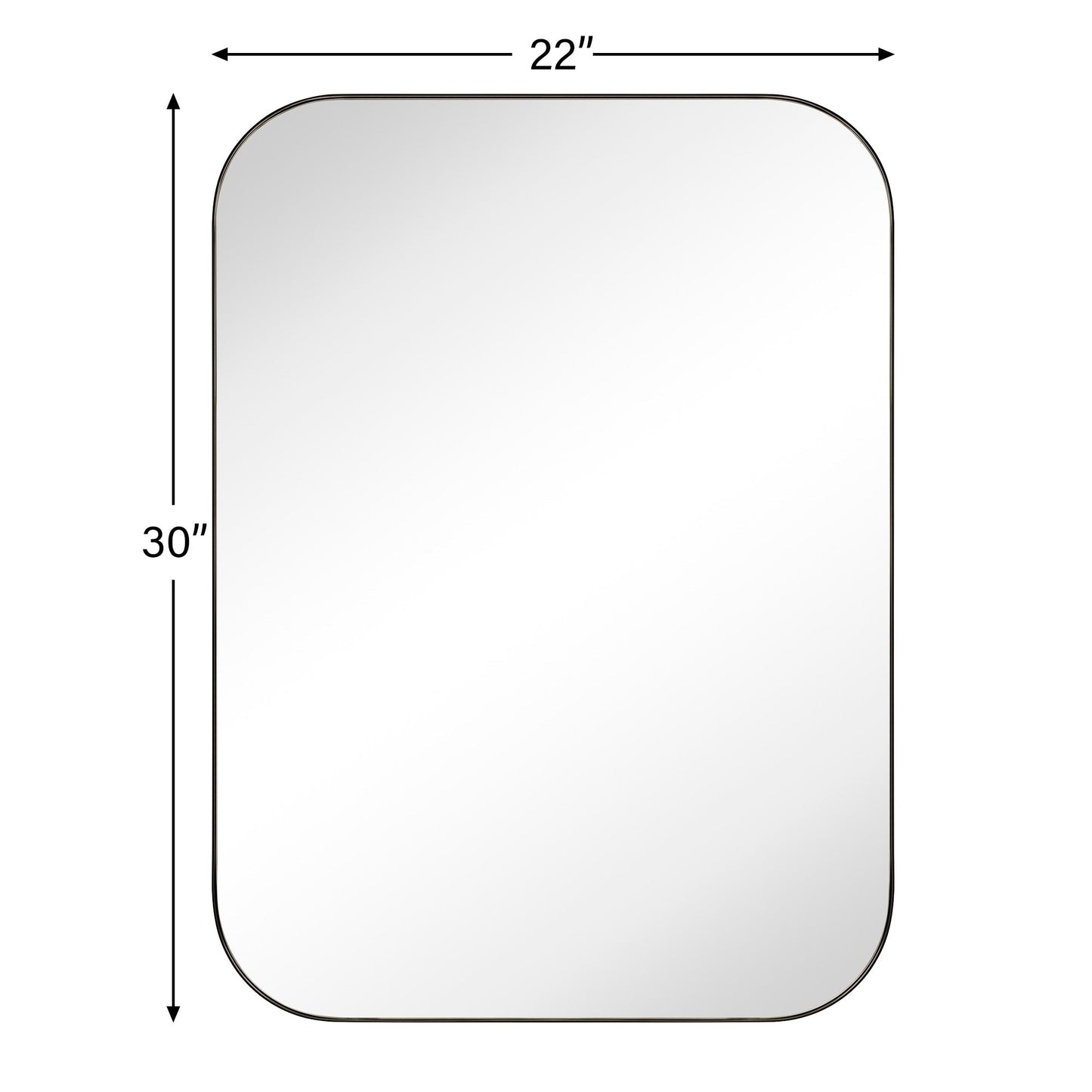 Miroirs muraux arrondis en métal style moderne chic du milieu du siècle TEHOME