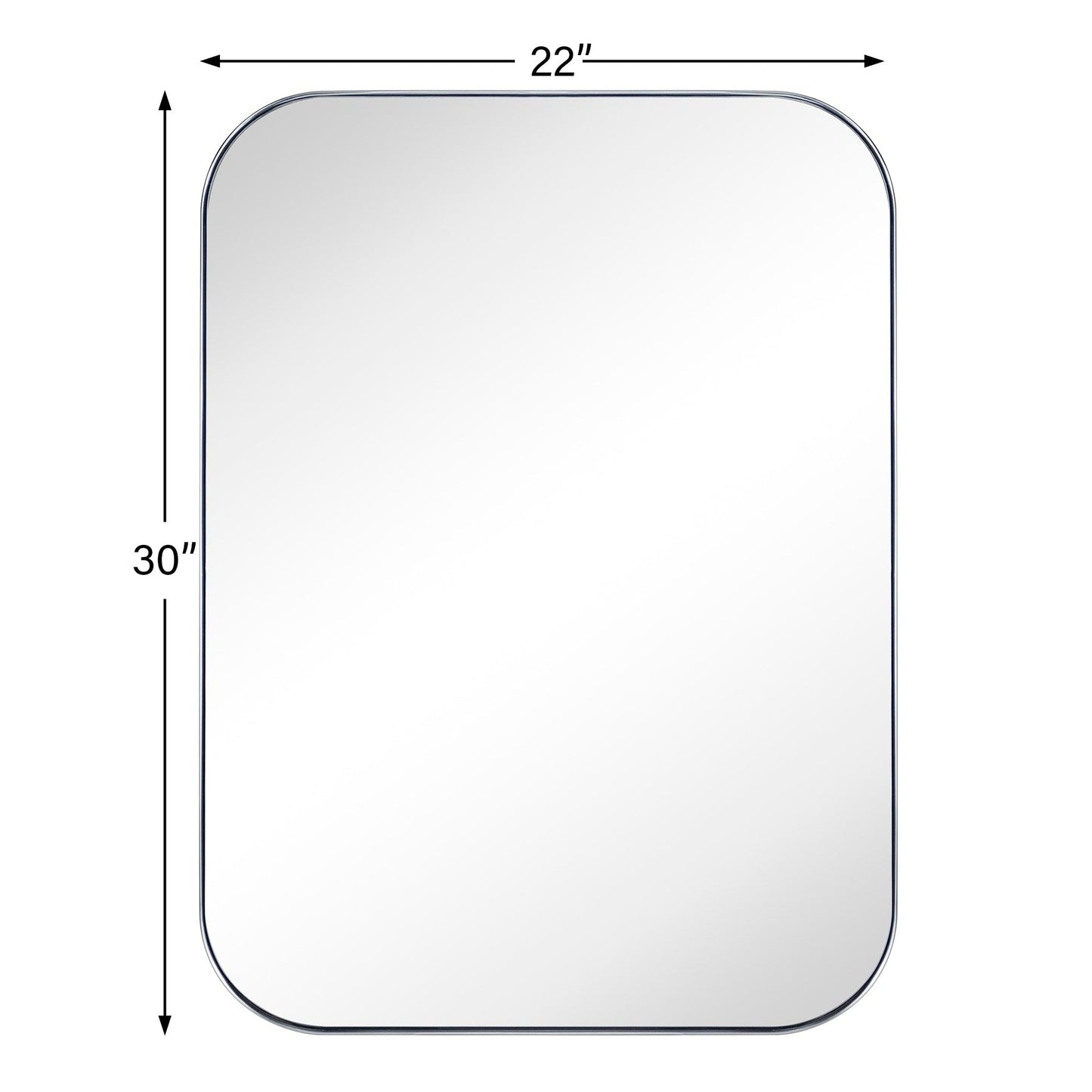 Miroirs muraux arrondis en métal style moderne chic du milieu du siècle TEHOME