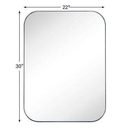 Miroirs muraux arrondis en métal style moderne chic du milieu du siècle TEHOME