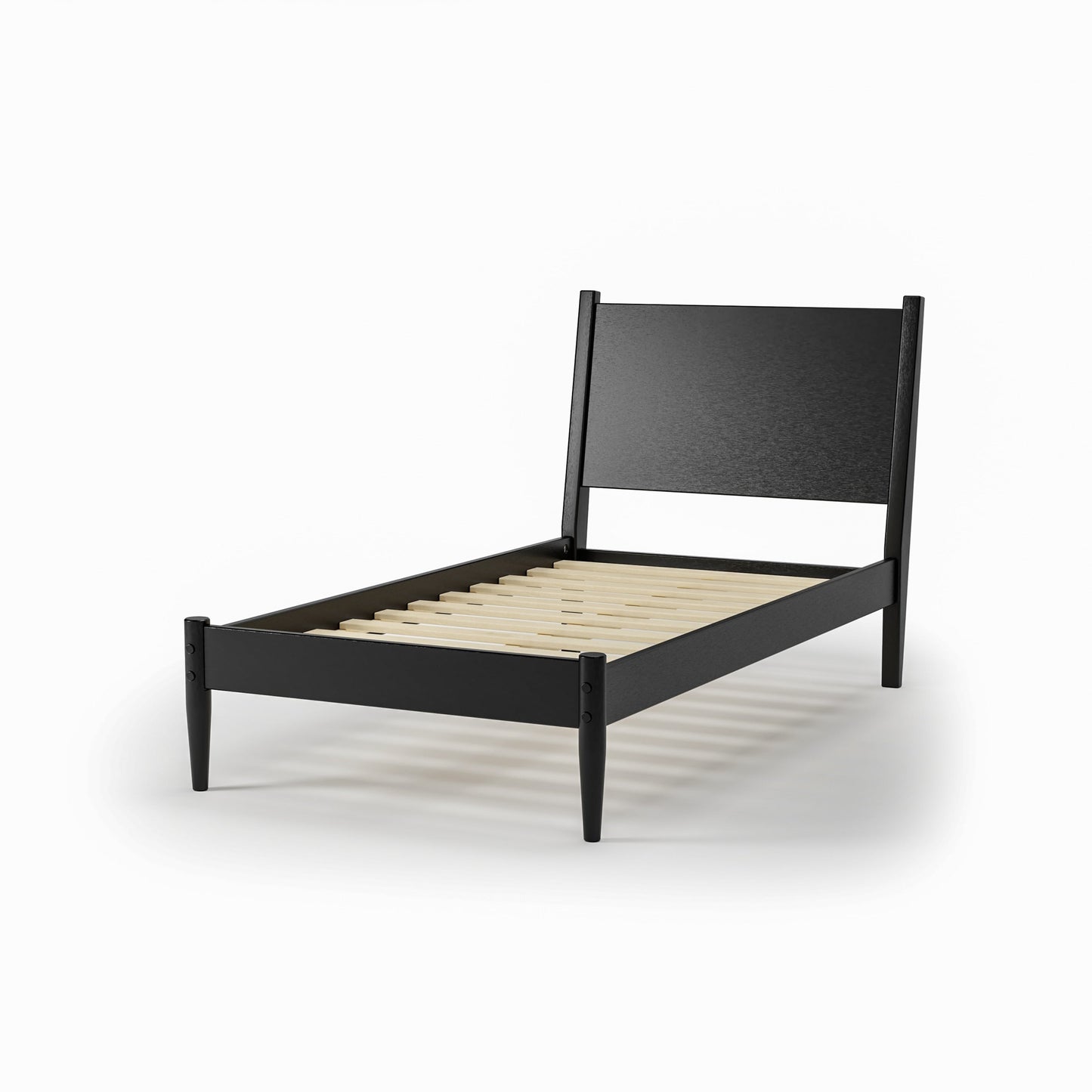 Lit à panneaux de style Mid-Century