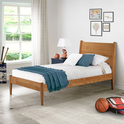 Lit à panneaux de style Mid-Century