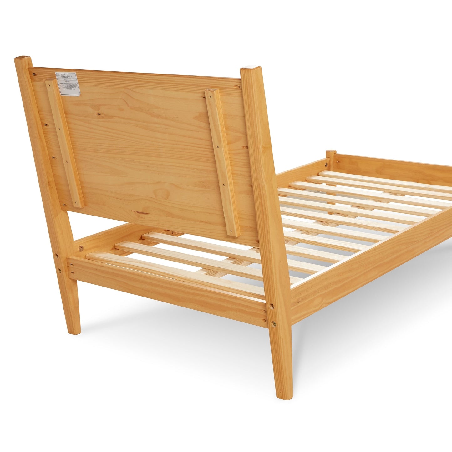 Lit à panneaux de style Mid-Century