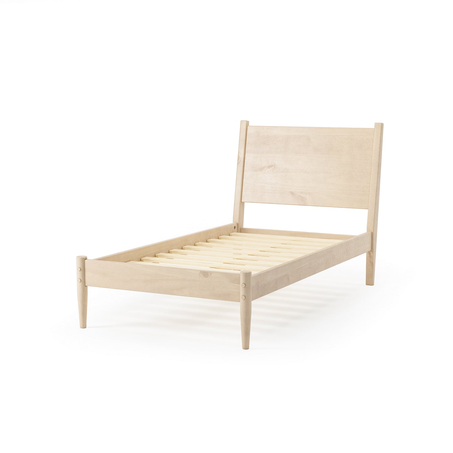 Lit à panneaux de style Mid-Century