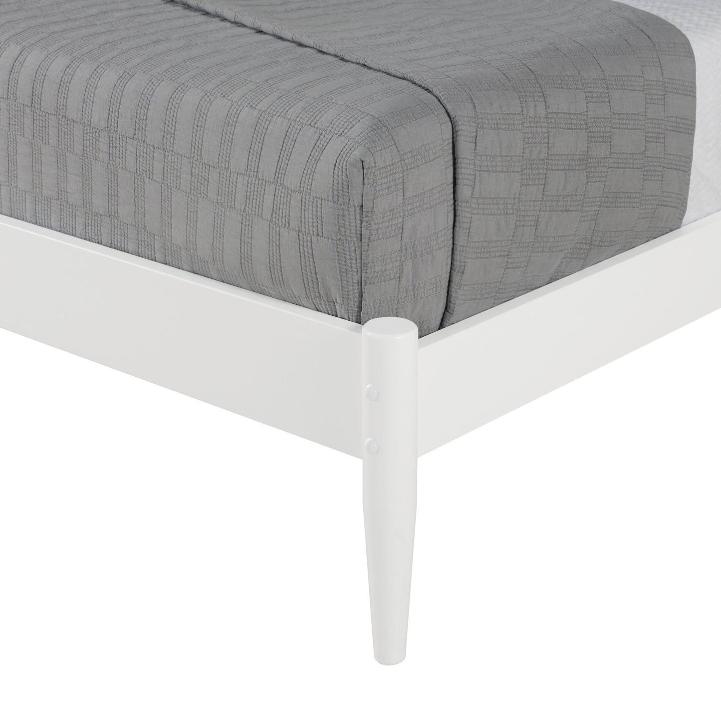 Lit à panneaux de style Mid-Century