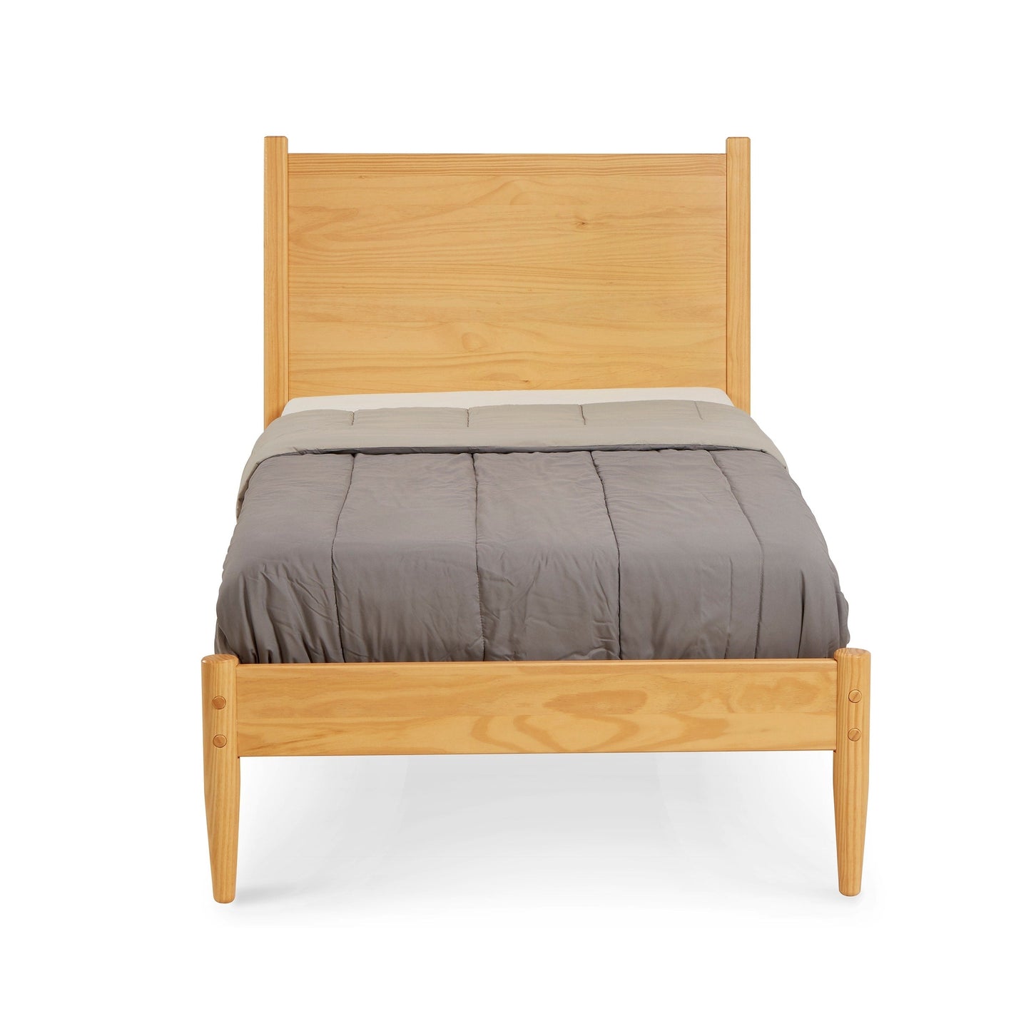 Lit à panneaux de style Mid-Century