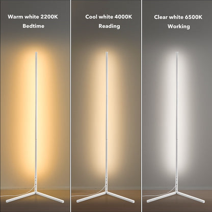 Lampadaire d'angle minimaliste RGB - Lot de 2