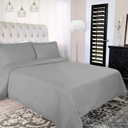 Housse de couette en percale de coton de qualité supérieure 300 fils