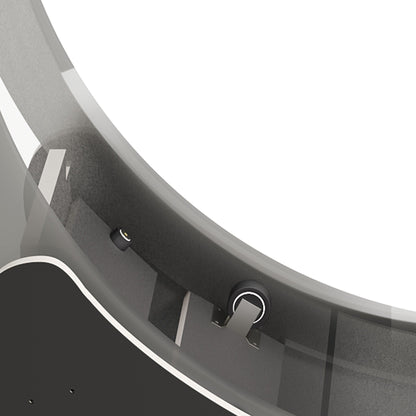 Tapis roulant d'exercice Moasis en bois de 110 cm (43,3 pouces) pour grands chats, avec piste de course recouverte de moquette