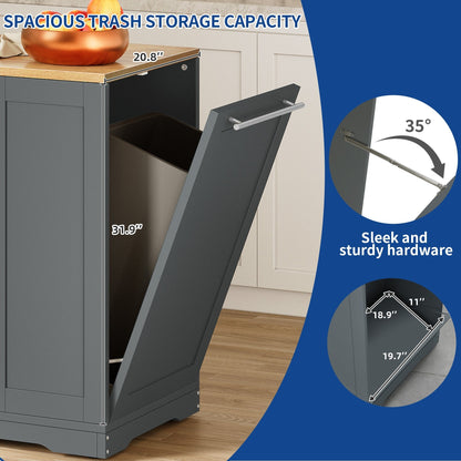 Moasis 53 pouces, meuble de rangement pour îlot de cuisine mobile et portable