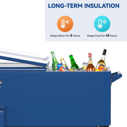 Glacière à roulettes Moasis de 80 pintes