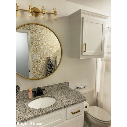 Applique murale moderne en verre à 2/3/4/5 lumières pour salle de bain, design minimaliste