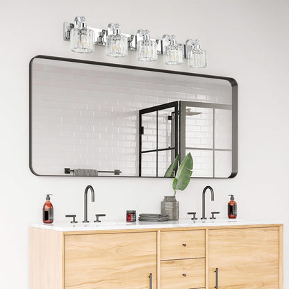 Appliques murales modernes en cristal pour salle de bain, à intensité variable