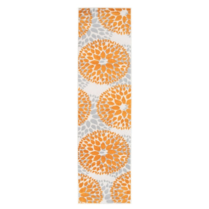 Tapis moderne à motifs floraux circulaires de World Rug Gallery