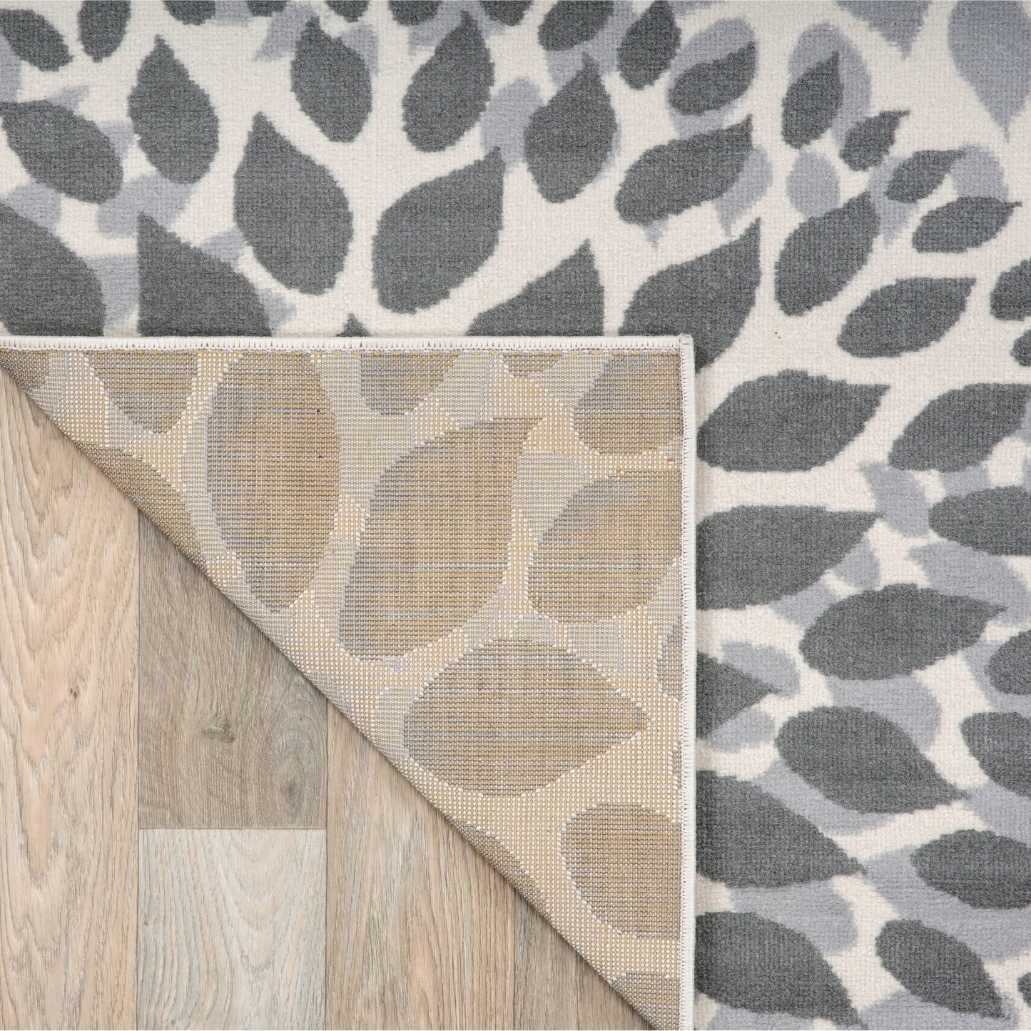 Tapis moderne à motifs floraux circulaires de World Rug Gallery