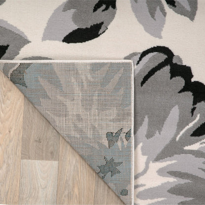 Tapis moderne à motif floral de la World Rug Gallery