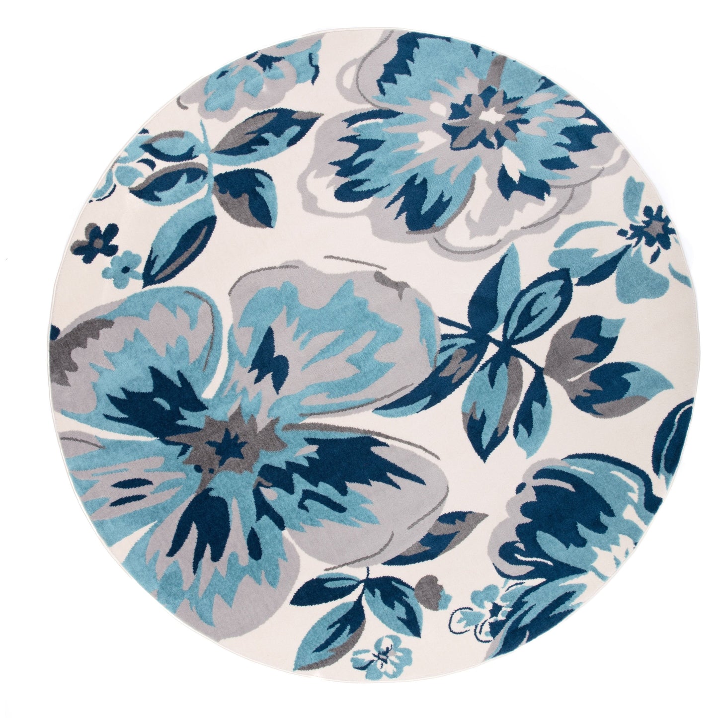 Tapis moderne à motif floral de la World Rug Gallery