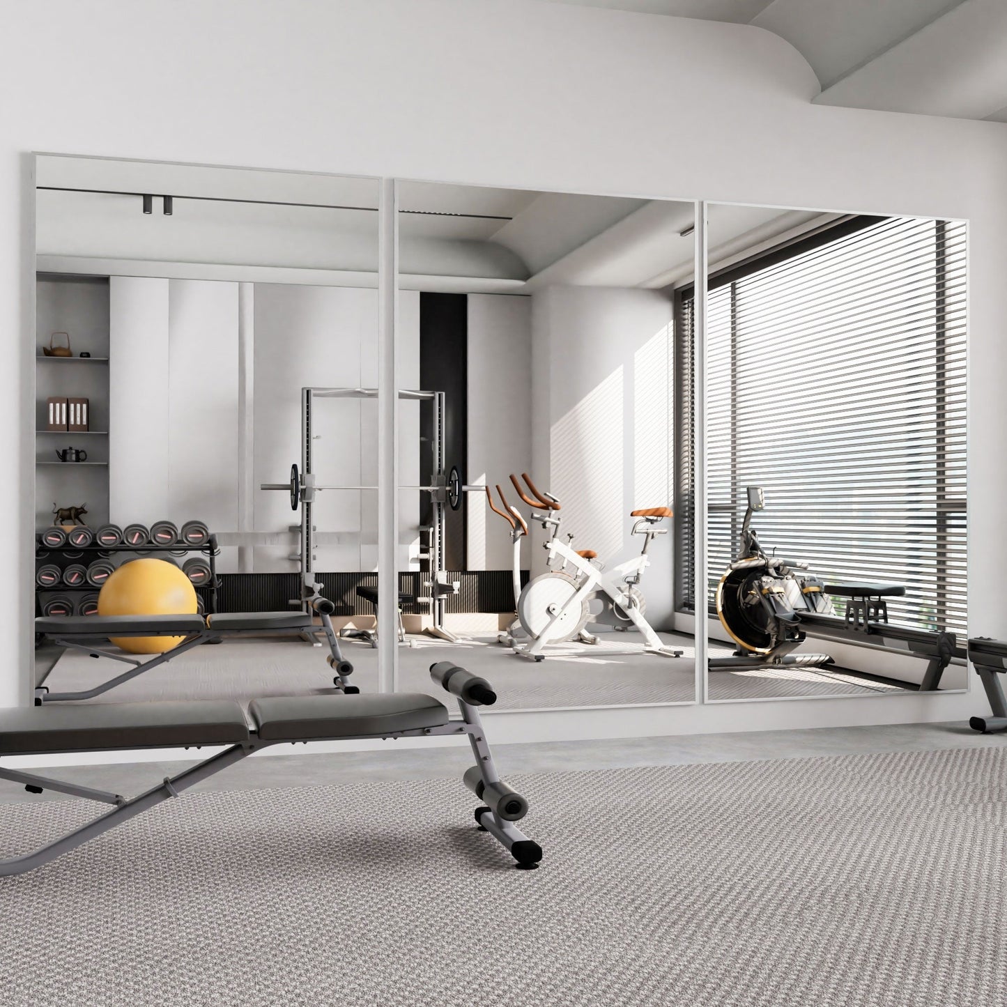 Miroir sur pied moderne pleine longueur