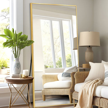 Miroir sur pied moderne pleine longueur